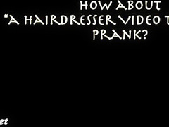 Hairdresser by Jeny Smith : A guy thought he is model for youtube video