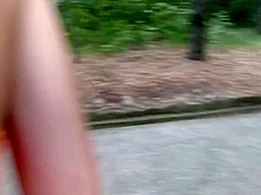 Beautiful Outdoors Sex In A Public Park With Cum Swallowing