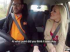 Big Ass Scot Publicly Riding Driving Instructor With Amber Deen And Ryan Ryder