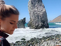 Couple Sex At The Beach - Eva Elfie
