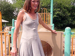 Hairy Mom Playing With Herself At A Public Playground - MatureNL