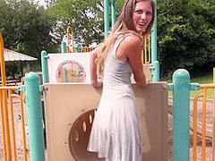 Hairy Mom Playing With Herself At A Public Playground - MatureNL