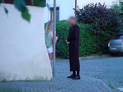 Pulled Euro Sucks Priest In Confessional Van