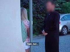 Pulled Euro Sucks Priest In Confessional Van