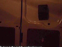 Pulled Euro Sucks Priest In Confessional Van