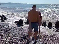 Katty West And Oliver Strelly In Pick Up Young Girl & Make Gang Bang Orgy On The Beach 1