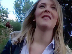 Slut Gives Deep Blowjob Fucks Hard And Drinks It All