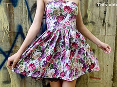 Public Blowjob From A Beauty In A Dress Showed Itself!