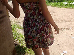 Public Blowjob From A Beauty In A Dress Showed Itself!