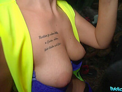 Jennifer Mendez & Martin Gun in Litter Picker Fucked In The Woods - FakeHub