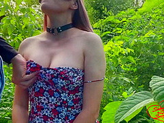 Pussy Loves To Suck Cock In The Garden - Soboyandsogirl
