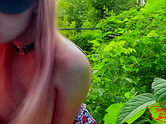 Pussy Loves To Suck Cock In The Garden - Soboyandsogirl