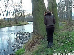 Gwen Cortez And Thomas Vergen - Perverse Old Man Tim Wetman Fucks Young Gals