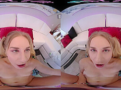 Frisky blonde cutie Taylor Blake is ready to have fun with you in virtual reality