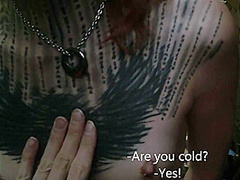Public Blow-job With Totally Tattooed And Pierced Bitch!
