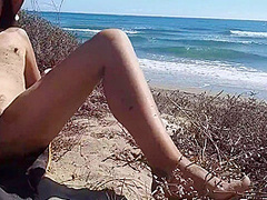 Nudist Beach Fun And Sexy Pee In Public