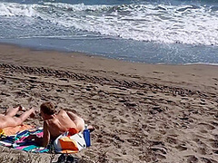Nudist Beach Fun And Sexy Pee In Public