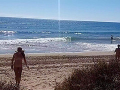 Nudist Beach Fun And Sexy Pee In Public