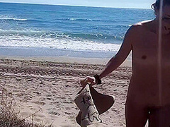 Nudist Beach Fun And Sexy Pee In Public