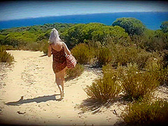 Dia De Playa Perfecto. Calientes Y Al Sol