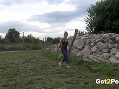 Amateur Public Peeing Compilation