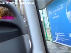 Two Hot German Blondes Doing Good In A Public Bus