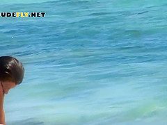 Two Kinky Chicks Who Love Being Topless Among Strangers