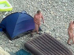 Amateur Couple Enjoying Sex At The Beach Secretly Filmed