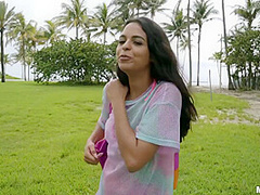 Vienna Black In Fucked Outdoors For Some Cash