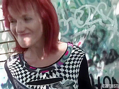 Ginger Czech Milf Agrees To Fuck With Me For Money