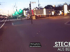 Berlin Banger And Kessie Shy - Outgoing Fucked Outdoors Behind German Board