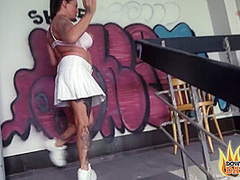 Tattooed Milf Fucks Blind Date In Abandoned Building
