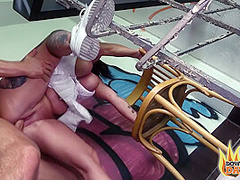 Tattooed Milf Fucks Blind Date In Abandoned Building