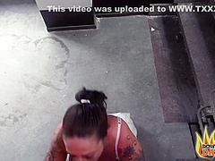 Tattooed Milf Fucks Blind Date In Abandoned Building