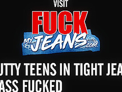 Christmas Night Hardcore European Anal Fucking in Jeans