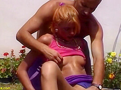 skinny milf outdoor anal fucked