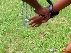 African whore public disgrace hardcore fucking outdoors