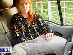 Risky Dildo Fuck In Public Car Park - Shannon Heels