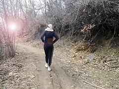 Mountain Hike Ends With Cum In Mouth On The Rocks