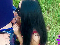(archived Video) Outdoor Public Blowjob And Cum Swallow