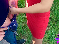 (archived Video) Outdoor Public Blowjob And Cum Swallow