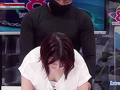 Tadai Mahiro News Anchor Squirting As She Fucks On Live News Show Perverted Action
