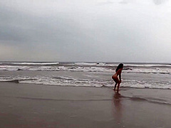 Fucking A Young Bitch On The Beach