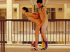 He Forces Her To Fuck On Public. Earth Family Sex. Col.2
