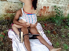 Boss Wife Riding Employees Dick Outdoors - Public Sex