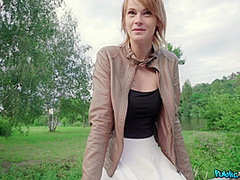 Ariela Donovan & Martin Gun in Redhead Fucked In A Tunnel - FakeHub