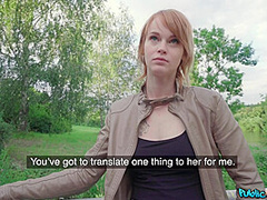 Ariela Donovan & Martin Gun in Redhead Fucked In A Tunnel - FakeHub