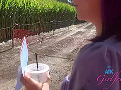 Lily Adams In Corn Maze