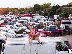 In Fuckin In The Junkyard With Ariana Van And Ariana Van X