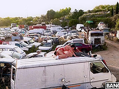 In Fuckin In The Junkyard With Ariana Van And Ariana Van X